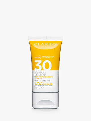 Clarins Invisible Sun Care Gel-To-Oil for Face SPF 30, 50ml