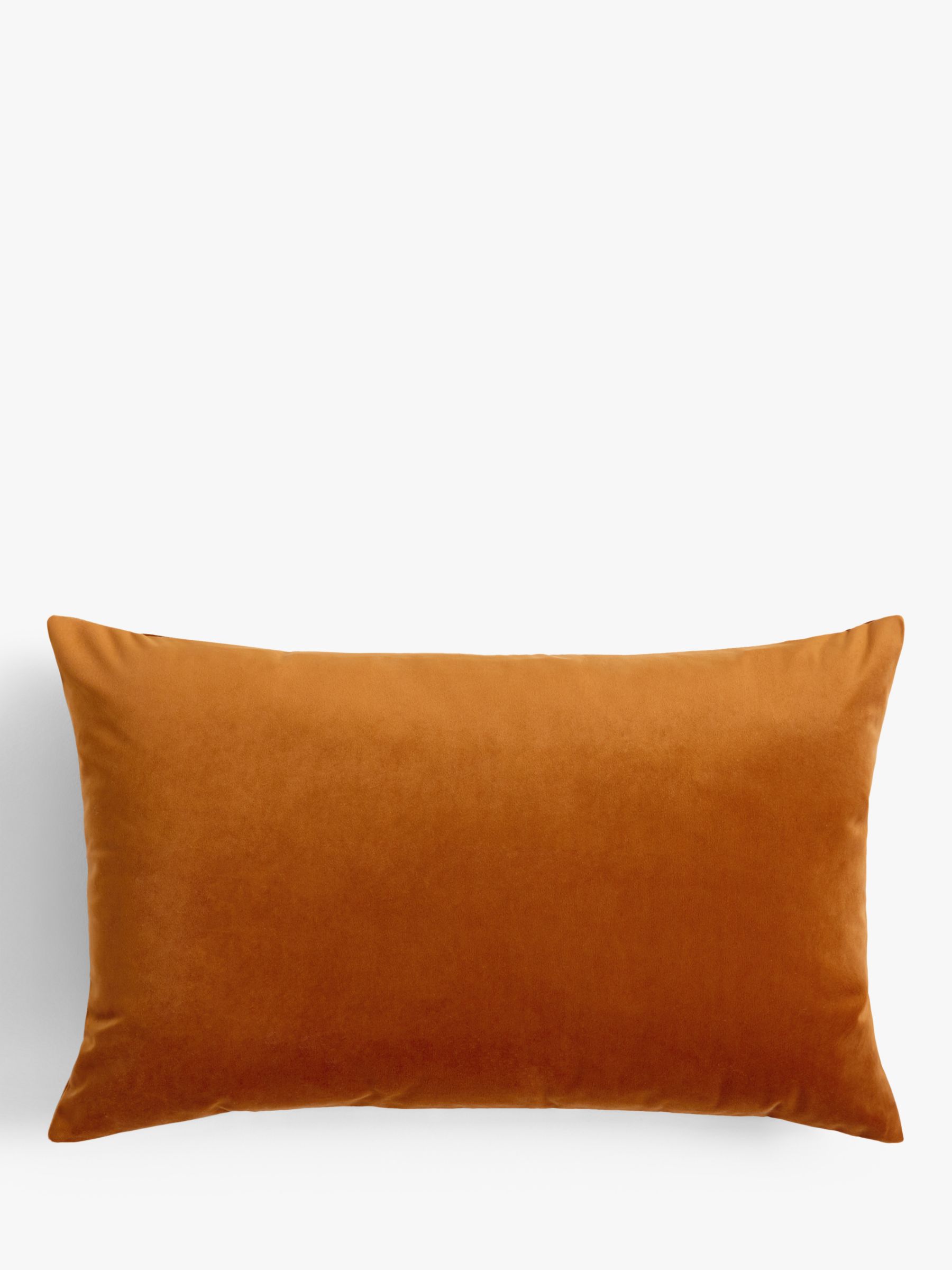 orange rectangle cushion