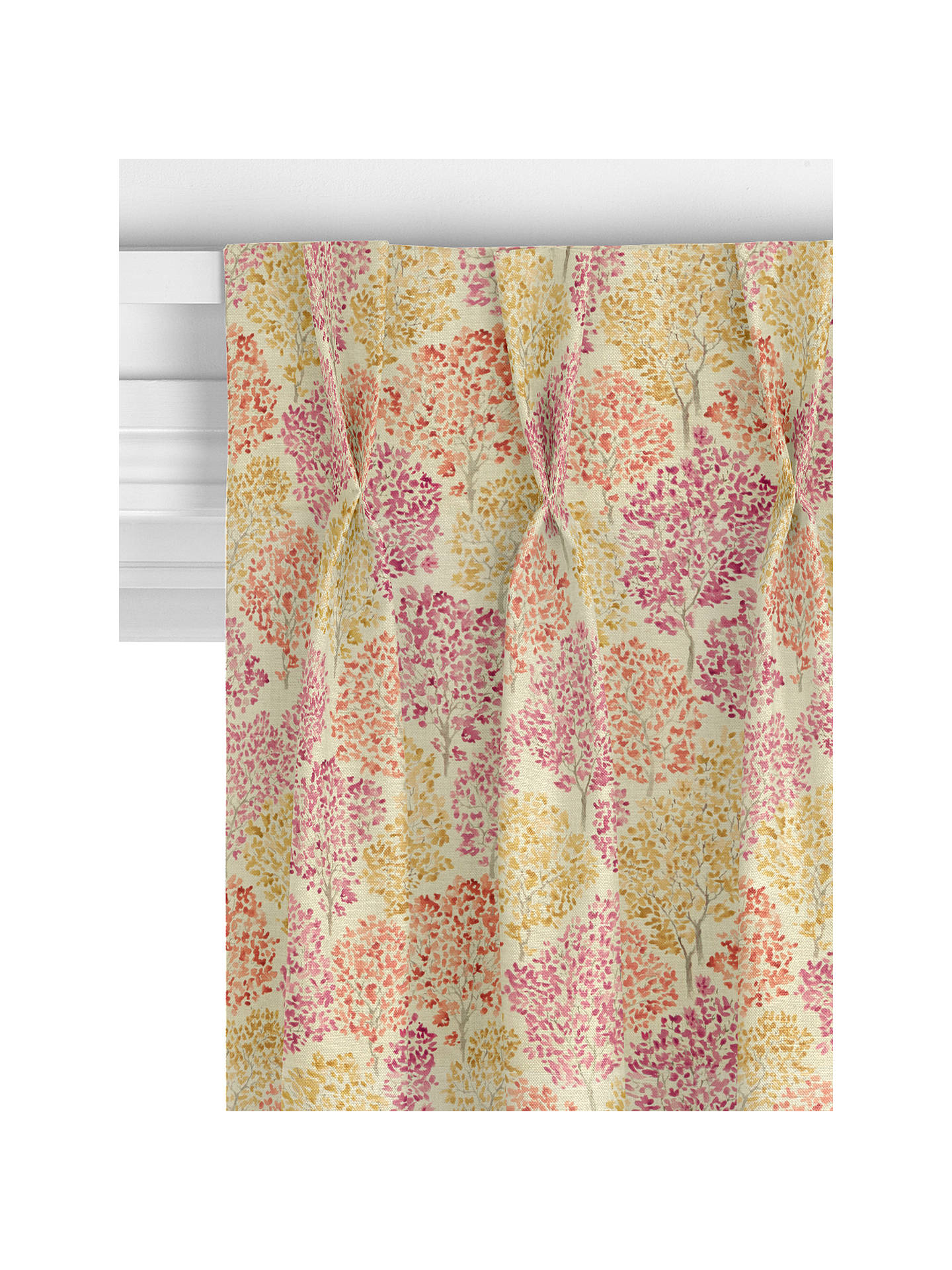 John Lewis Leckford Trees Made to Measure Curtains, Autumn
