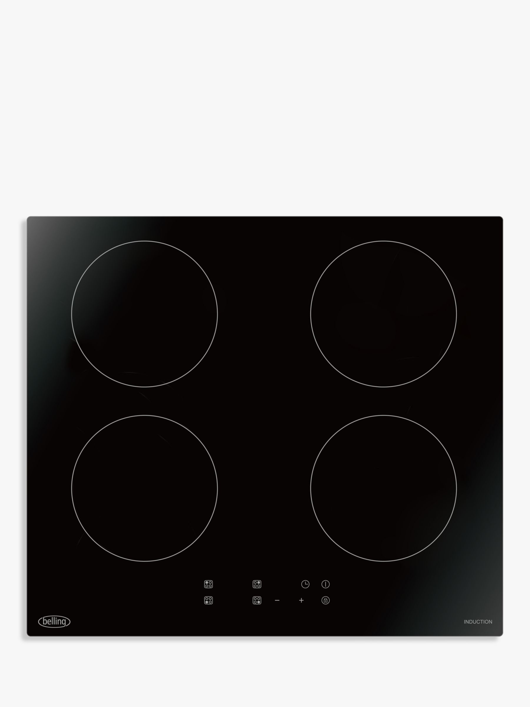 Belling IHT602 Induction Digital Touch Control Hob, Black