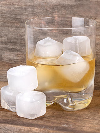 Kikkerland Reusable Ice Cubes, Set of 30, Clear