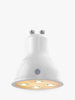 Hive Active Light Dimmable Warm White Wireless Lighting LED Light Bulb, 4.8W GU10 Bulb, Single