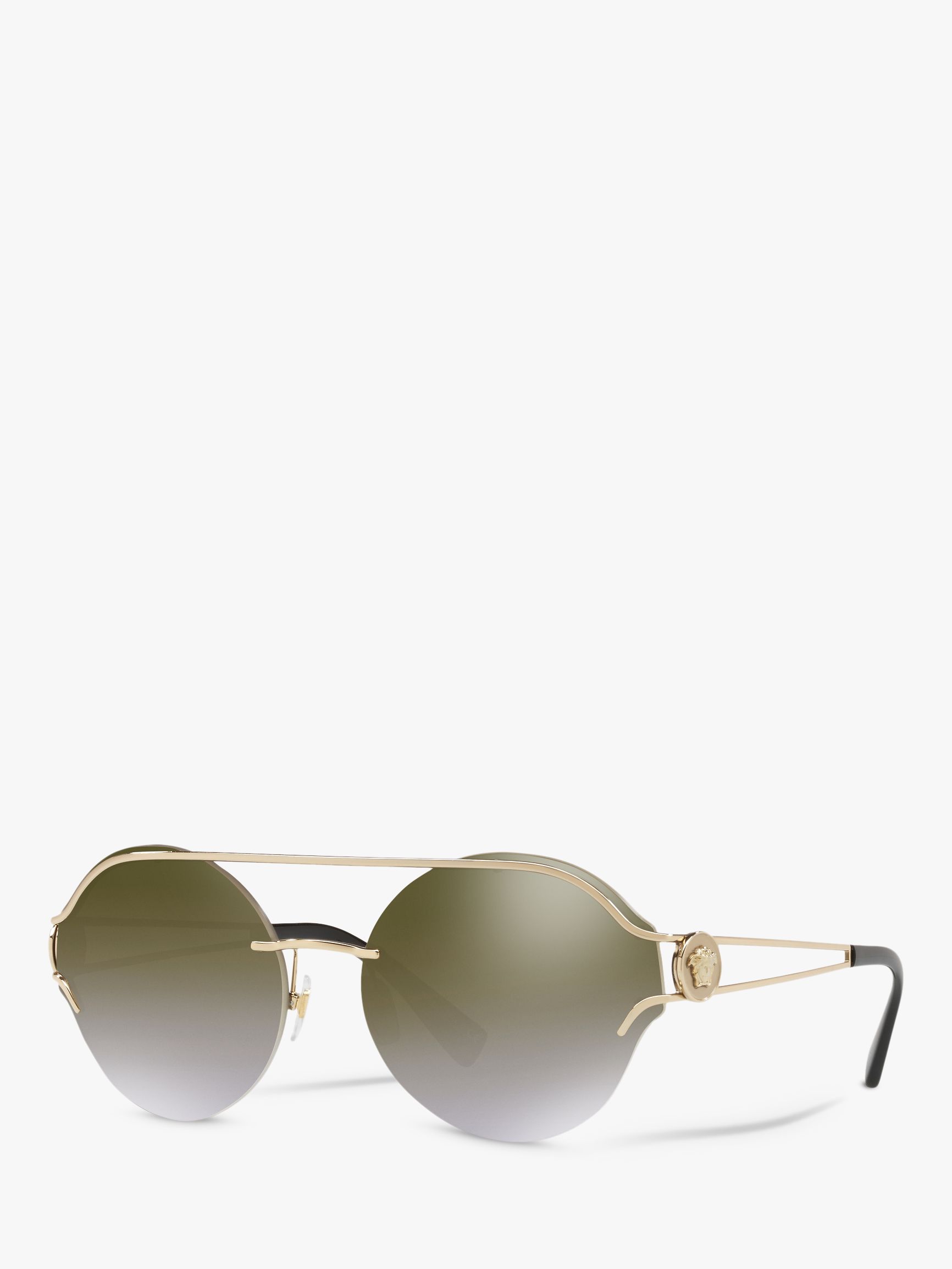 versace gold mirror sunglasses