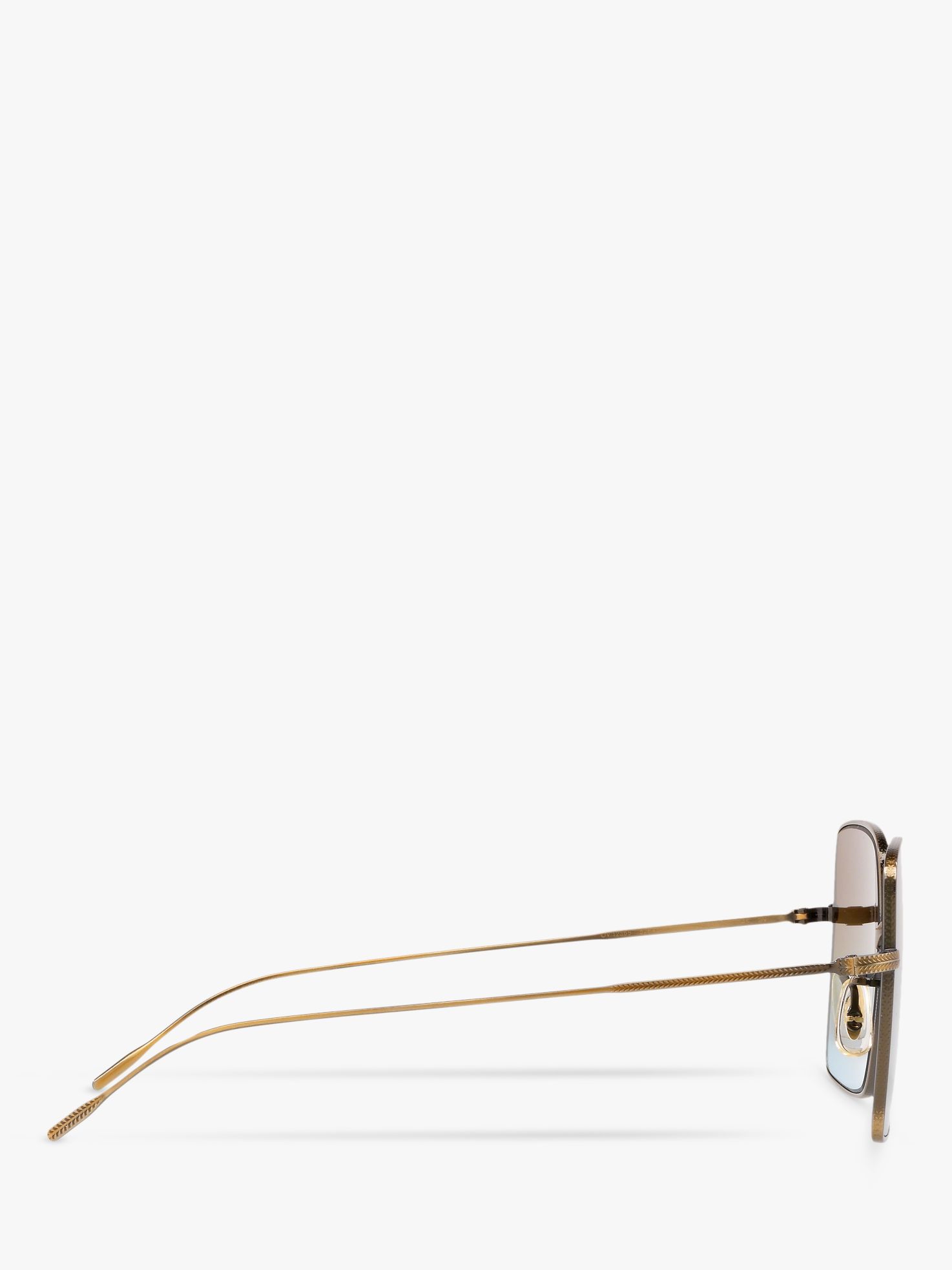 Oliver Peoples OV1236S Women's Rassine Oversized Square Sunglasses, Antique  Gold/Brown Gradient at John Lewis & Partners