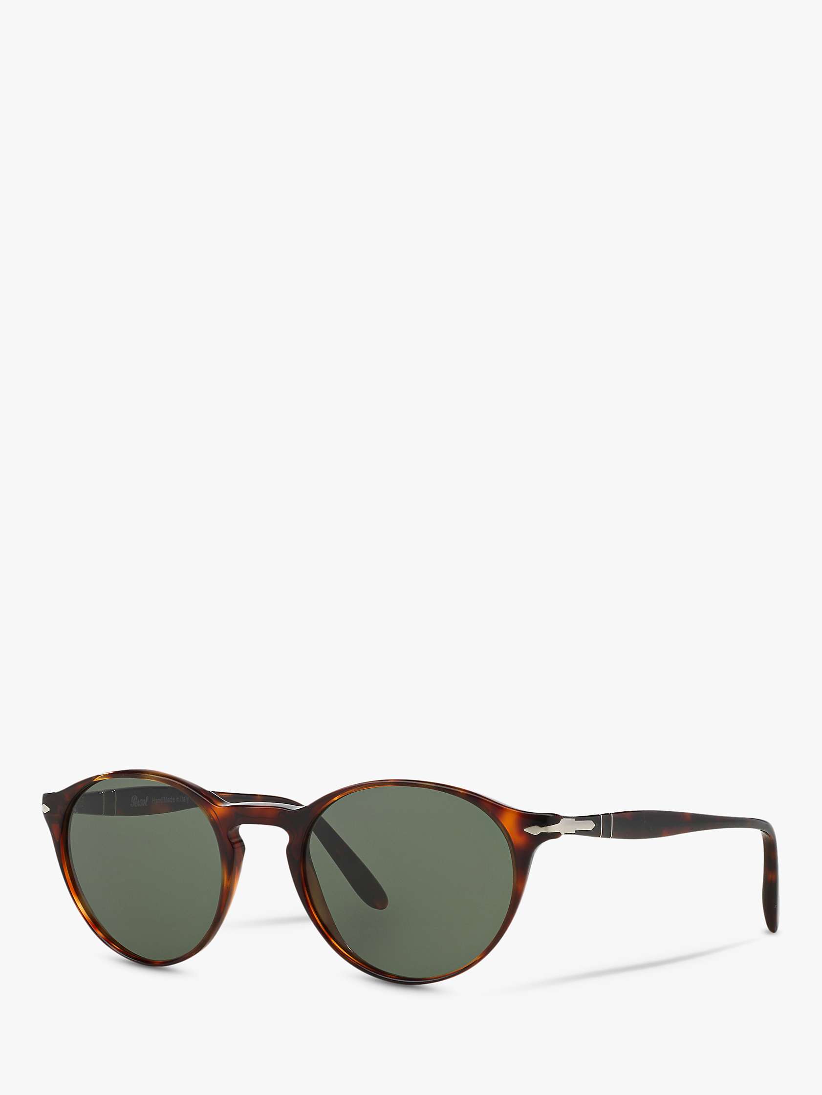 Buy Persol PO3092SM Men's Oval Sunglasses, Tortoise/Green Online at johnlewis.com