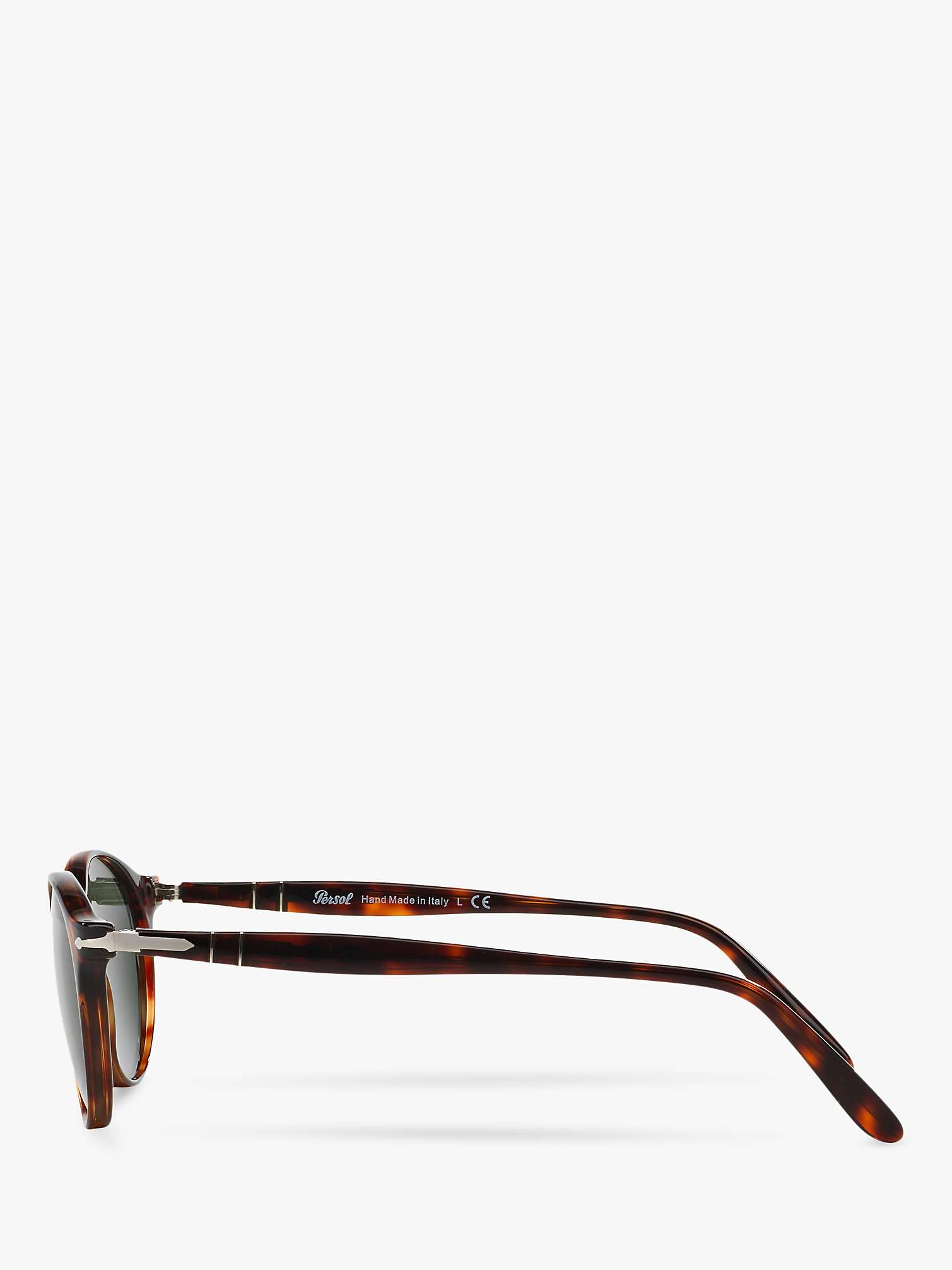 Buy Persol PO3092SM Men's Oval Sunglasses, Tortoise/Green Online at johnlewis.com