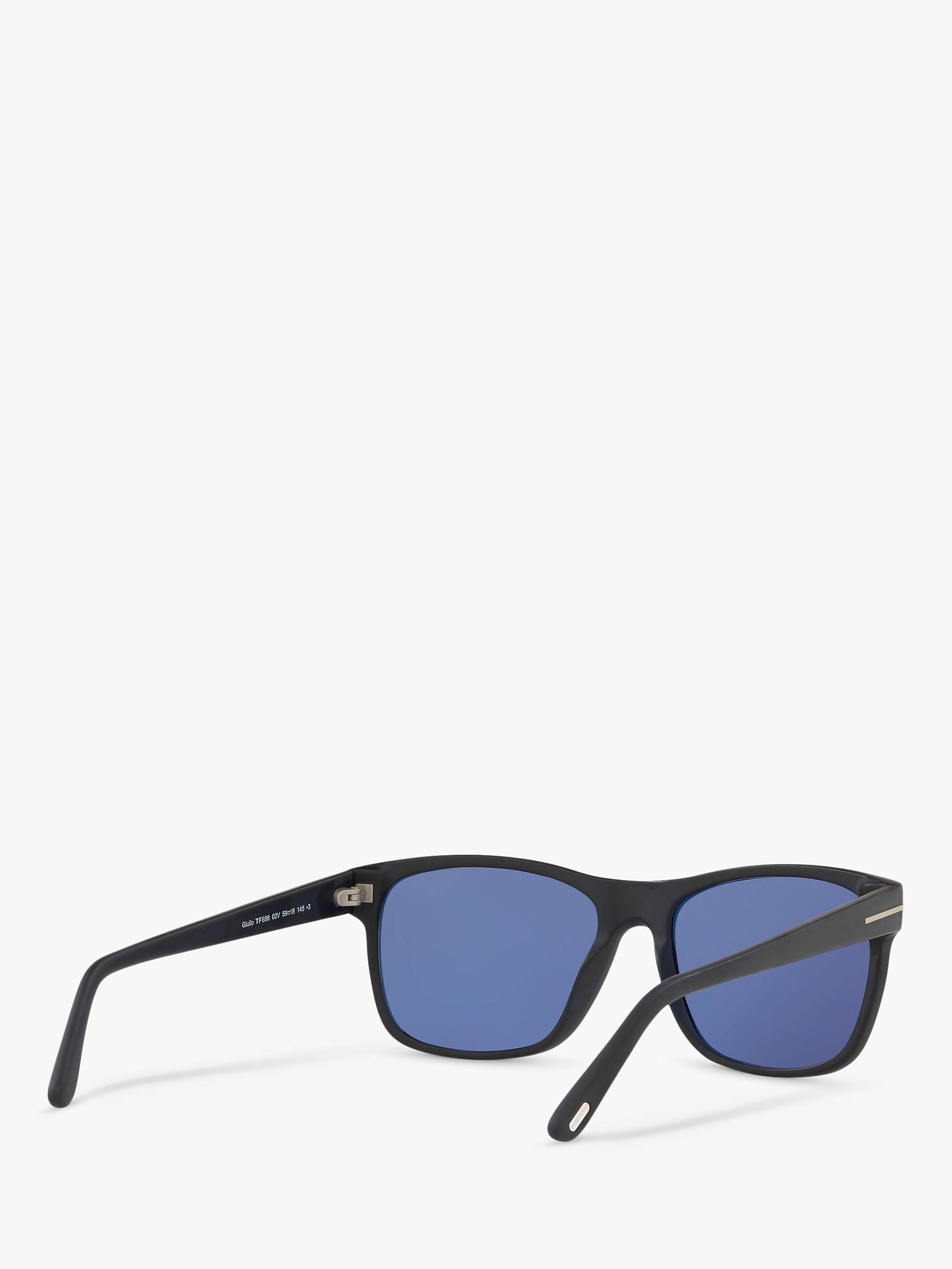 Buy TOM FORD FT0698 Men's Giulio Polarised Square Sunglasses Online at johnlewis.com