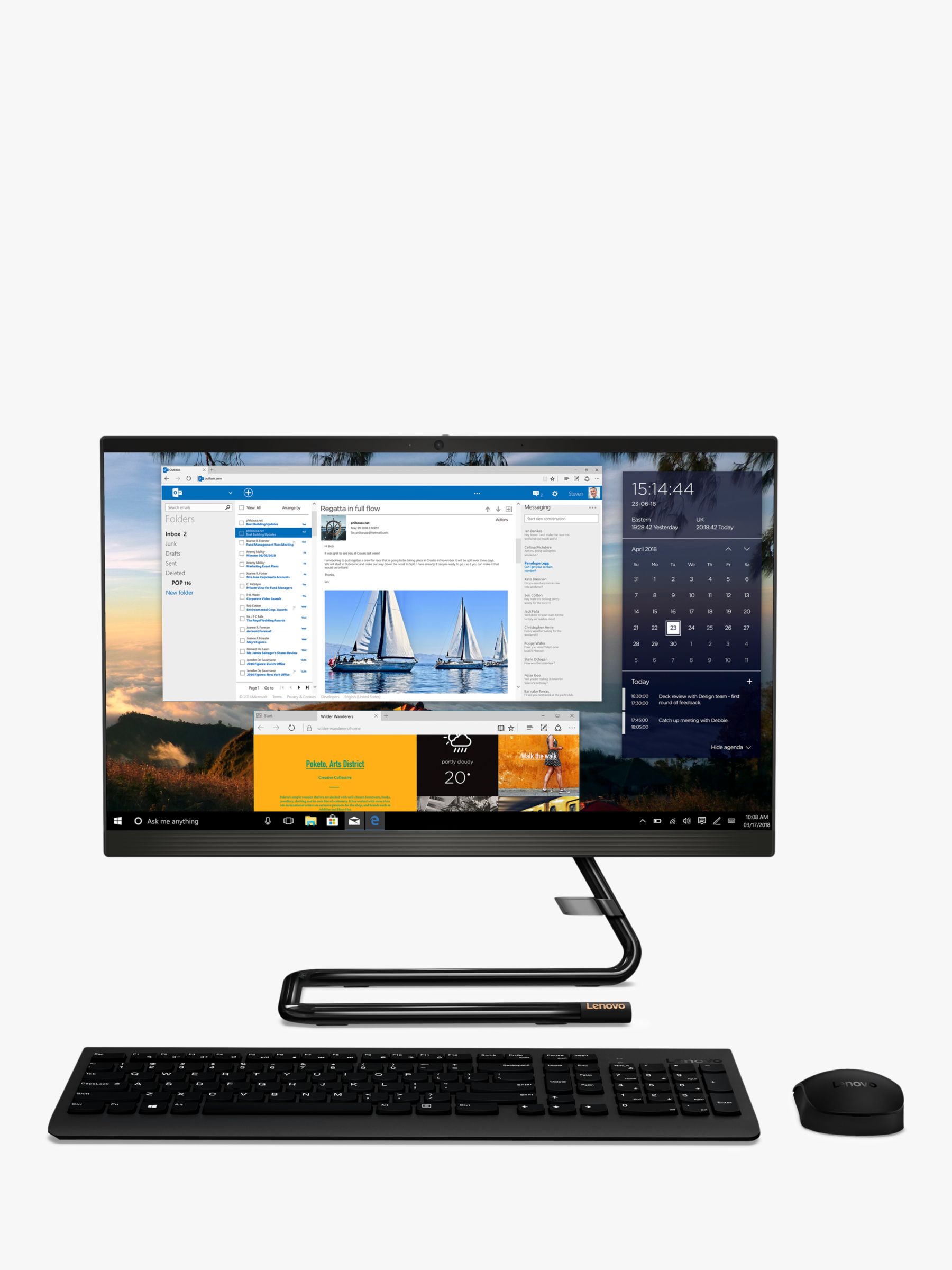 Lenovo Thinkcentre M93z 23 Allinone Desktop Touch Intel