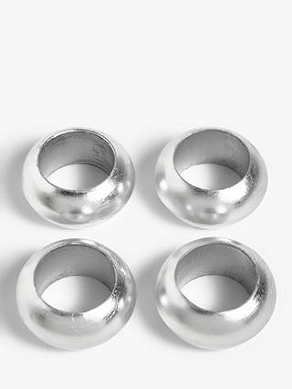 John Lewis & Partners Christmas Bead Napkin Rings, Set of 4