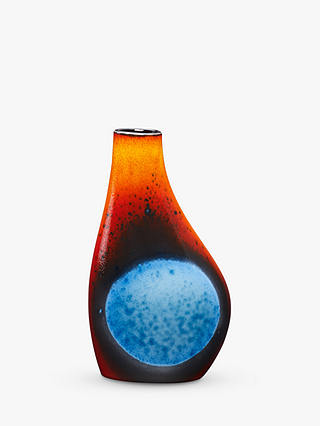 Poole Pottery Flare Asymmetrical Flask Vase, H27cm