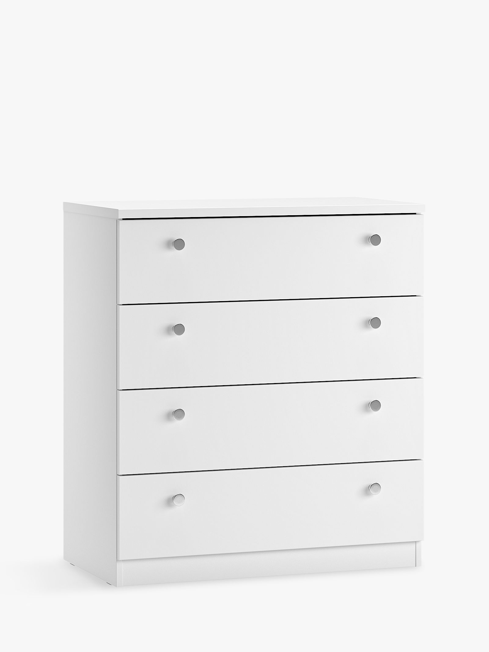 House By John Lewis Mix It Wide 4 Drawer Chest Chrome Knob