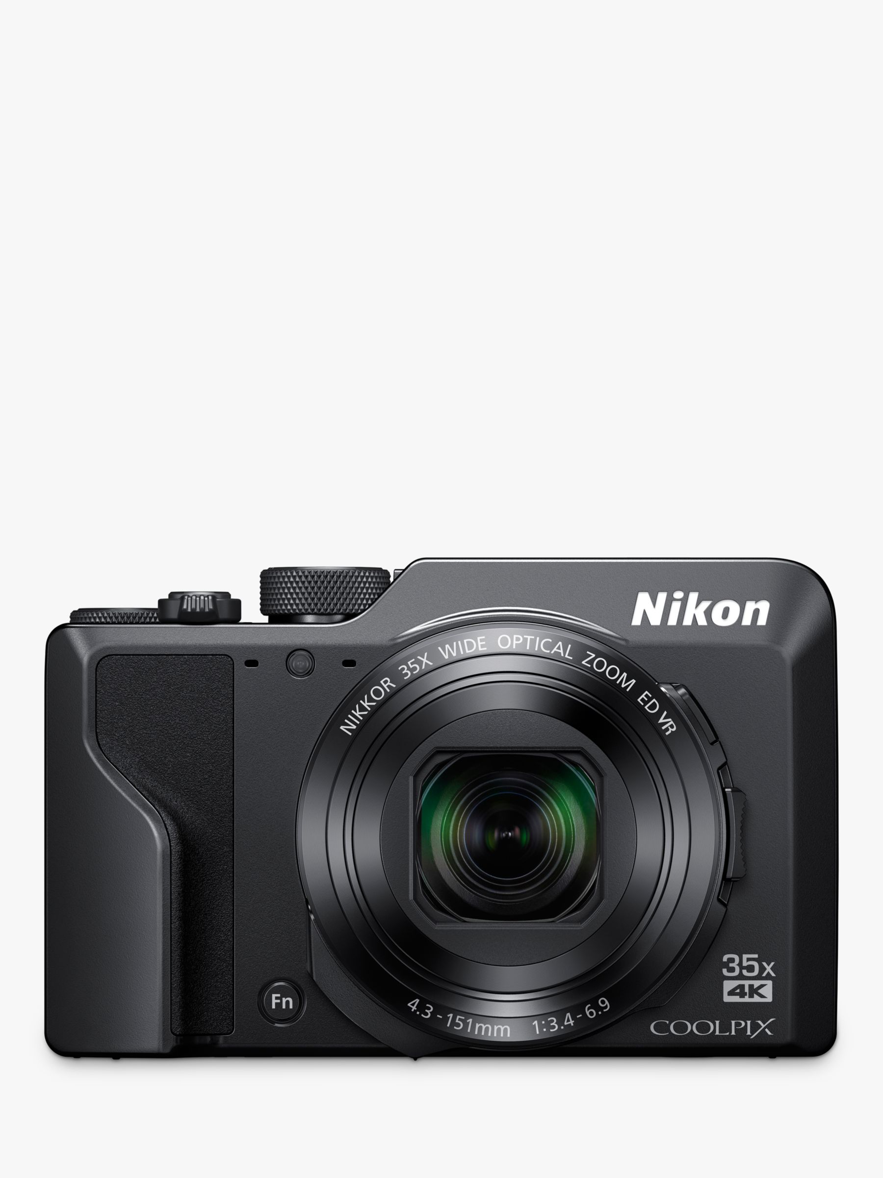 Nikon COOLPIX A1000 Digital Camera, 16MP, 4K Ultra HD, 35x Optical Zoom, Wi-Fi, Bluetooth, 3 Tiltable LCD Touch Screen