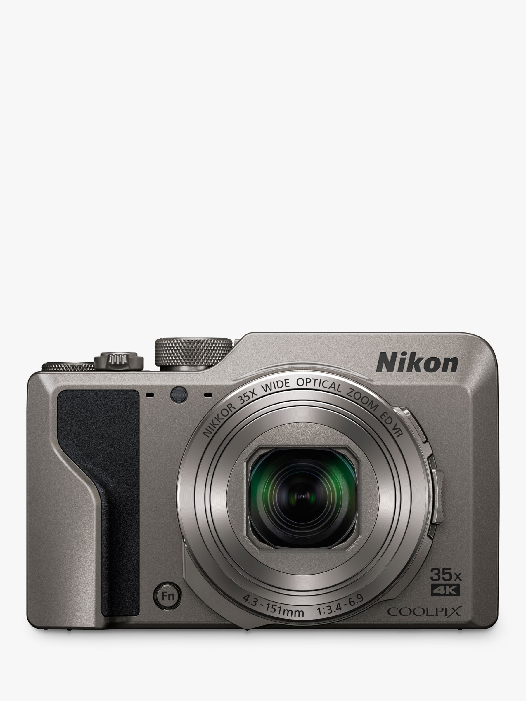 Nikon COOLPIX A1000 Digital Camera, 16MP, 4K Ultra HD, 35x Optical Zoom, Wi-Fi, Bluetooth, 3" Tiltable LCD Touch Screen
