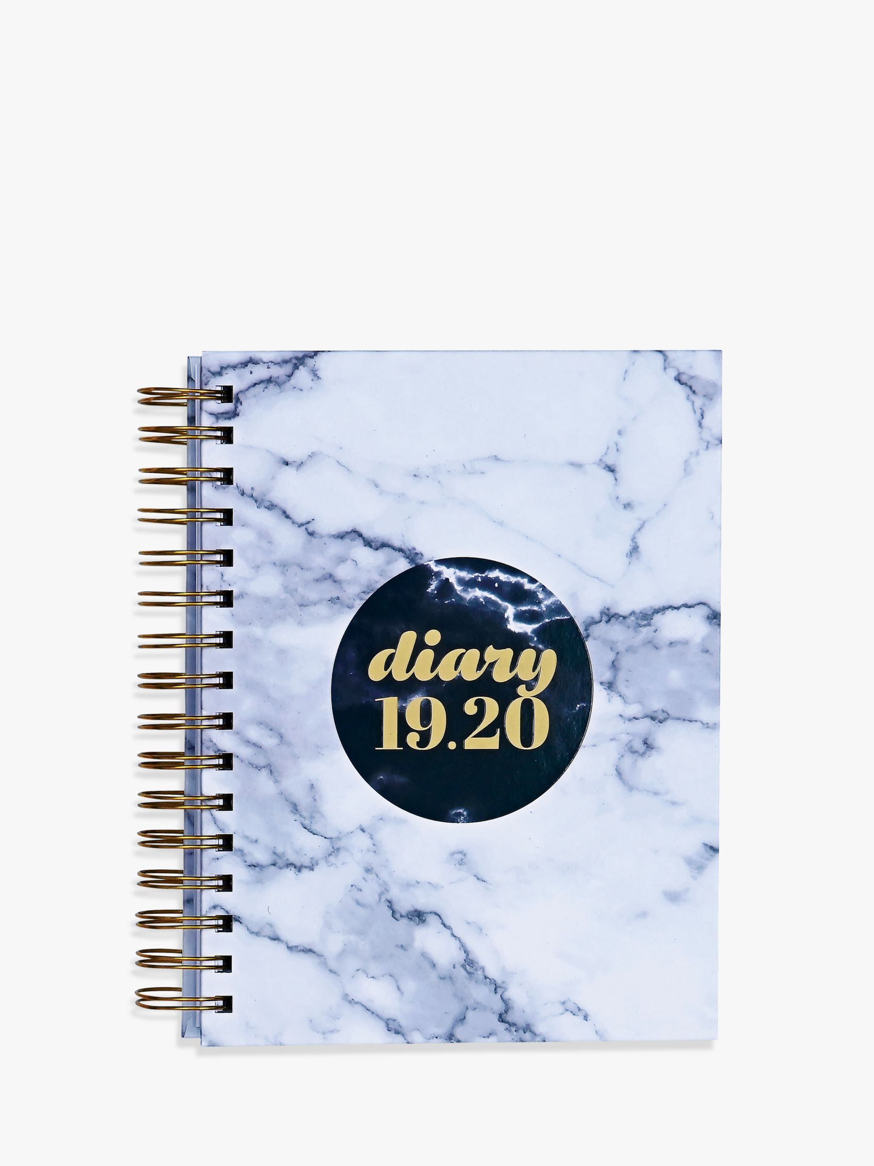 Collins Marble A5 Mid Year Academic Diary 2019-20 at John Lewis & Partners