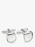 Kit Heath Personalised Sterling Silver Square Cufflinks, Silver