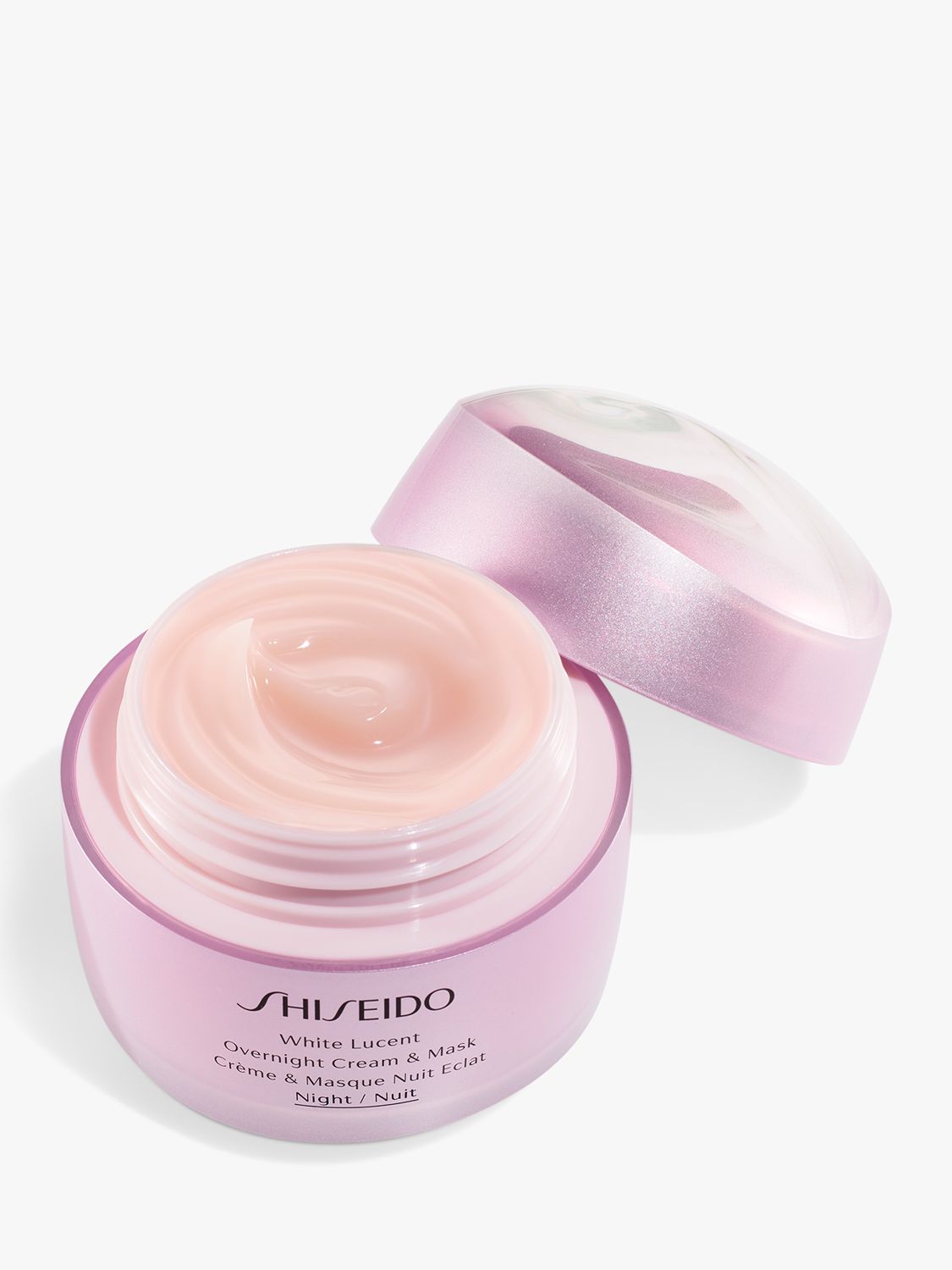Shiseido Lucent Overnight Cream & 75ml at John Lewis &