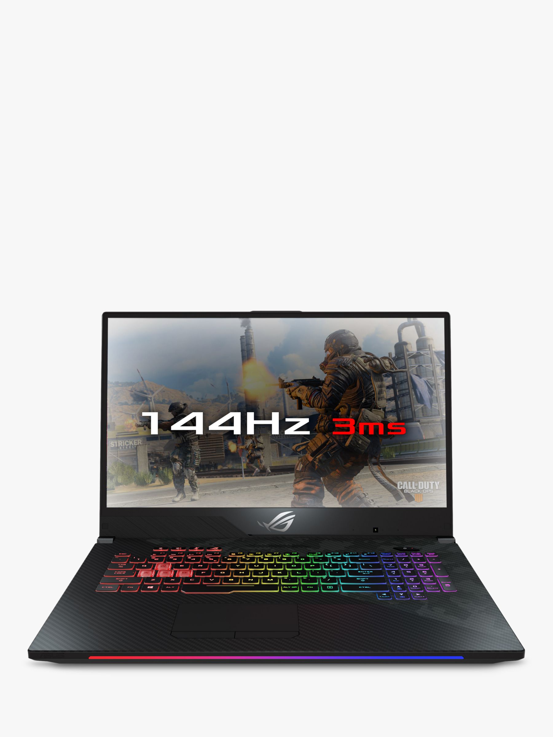 ASUS ROG Strix 17 GL704GW-EV004T Gaming Laptop, Intel Core i7 Processor, 16GB RAM, 1TB HDD + 512GB SSD, GeForce RTX 2070, 17.3” Full HD, Gun Metal