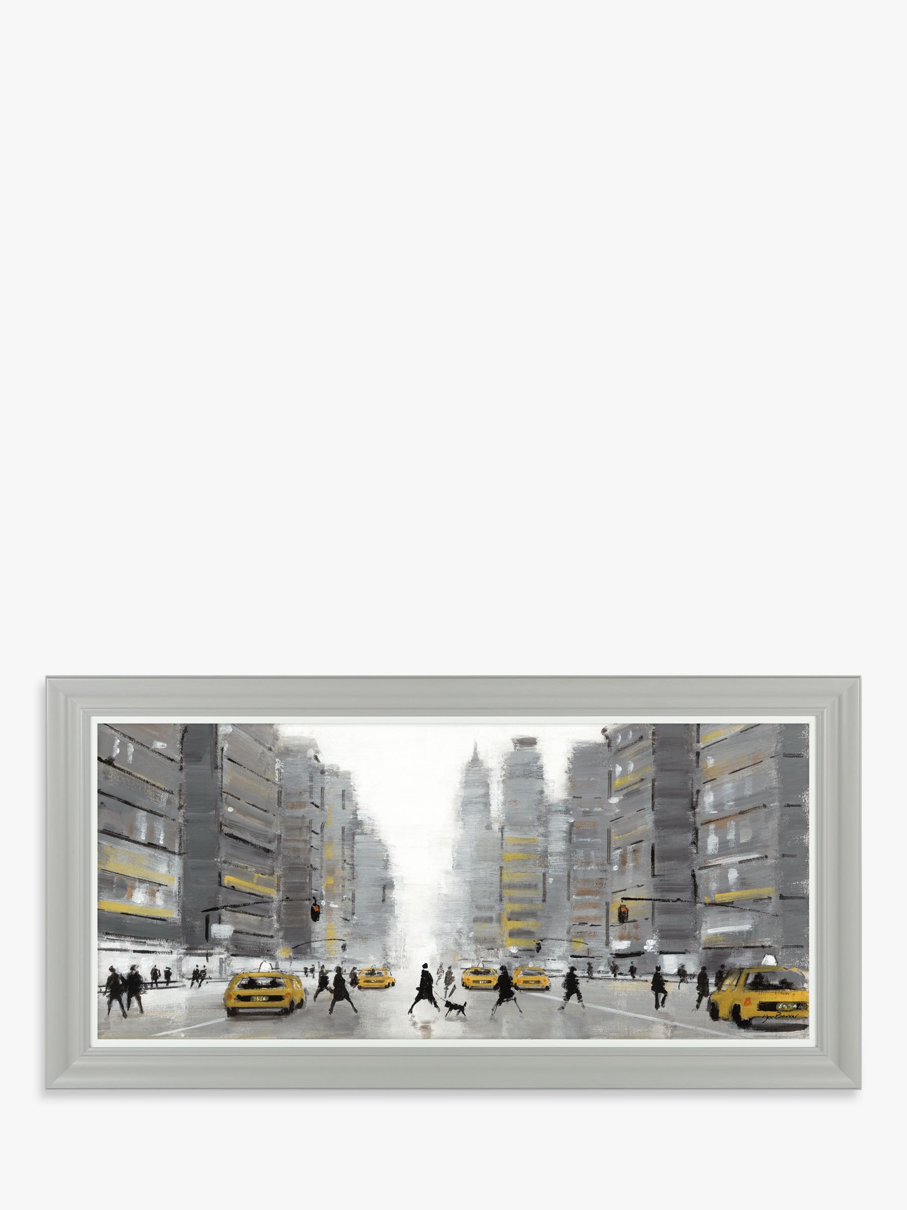 Jon Barker New York Crossing Framed Print Mount 56 x 115cm