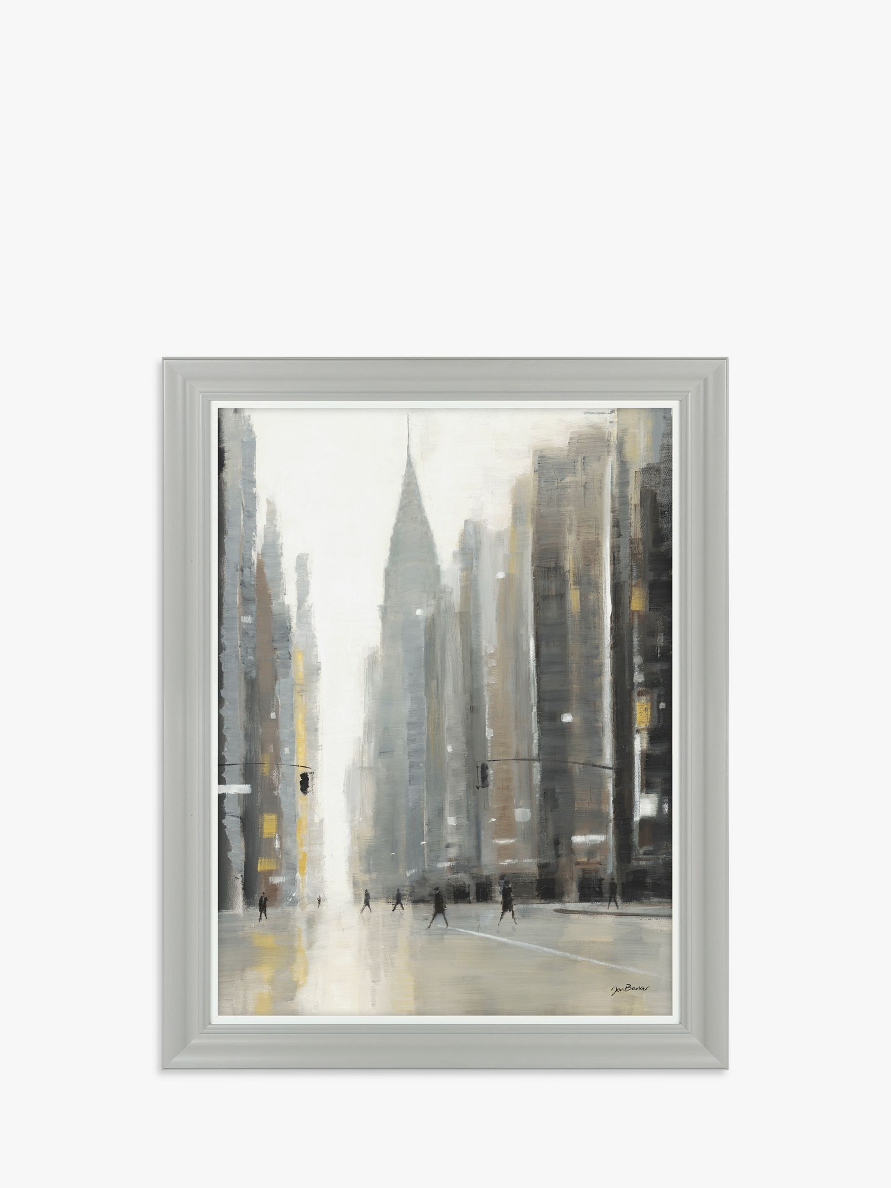 Jon Barker Golden City New York Framed Print Mount 91 x