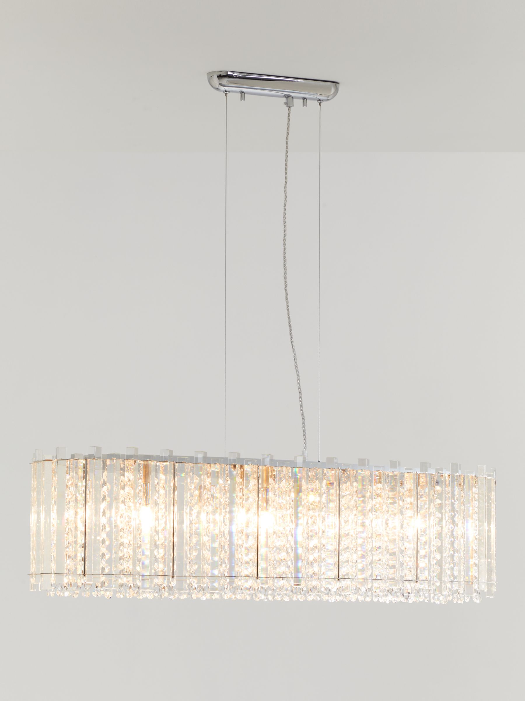 Photo of John lewis dazzle crystal bar ceiling light clear