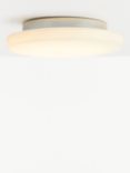 John Lewis Moonbeam LED Flush Bathroom Ceiling Light, White