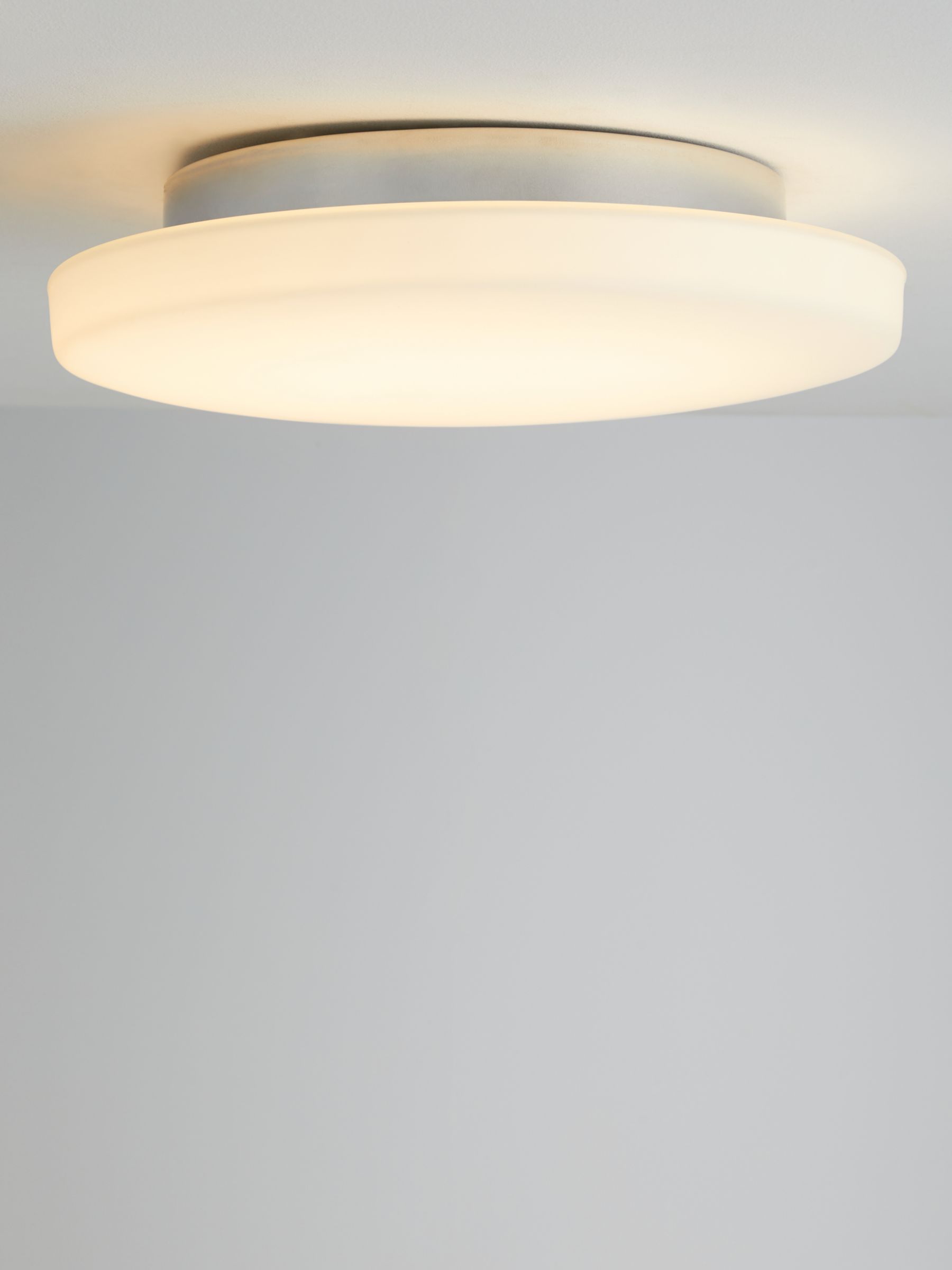 Photo of John lewis moonbeam led flush bathroom ceiling light white