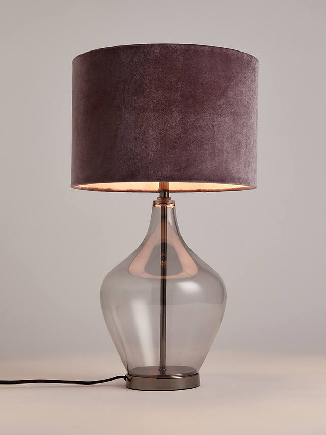 Partners Ursula Glass Table Lamp Metal, Brown Glass Table Lamp
