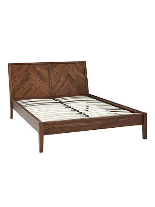 John Lewis & Partners Padma Parquet Bed Frame, King Size, Brown