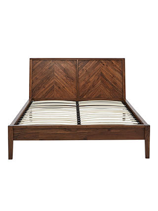 John Lewis & Partners Padma Parquet Bed Frame, King Size, Brown