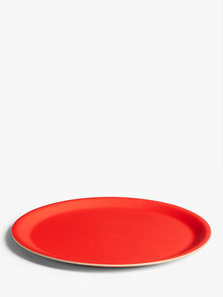 House by John Lewis Round Tray, 37cm, Red