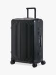 Samsonite Lite-Box 69cm 4-Spinner Wheel Aluminium Suitcase, Silver Metallic