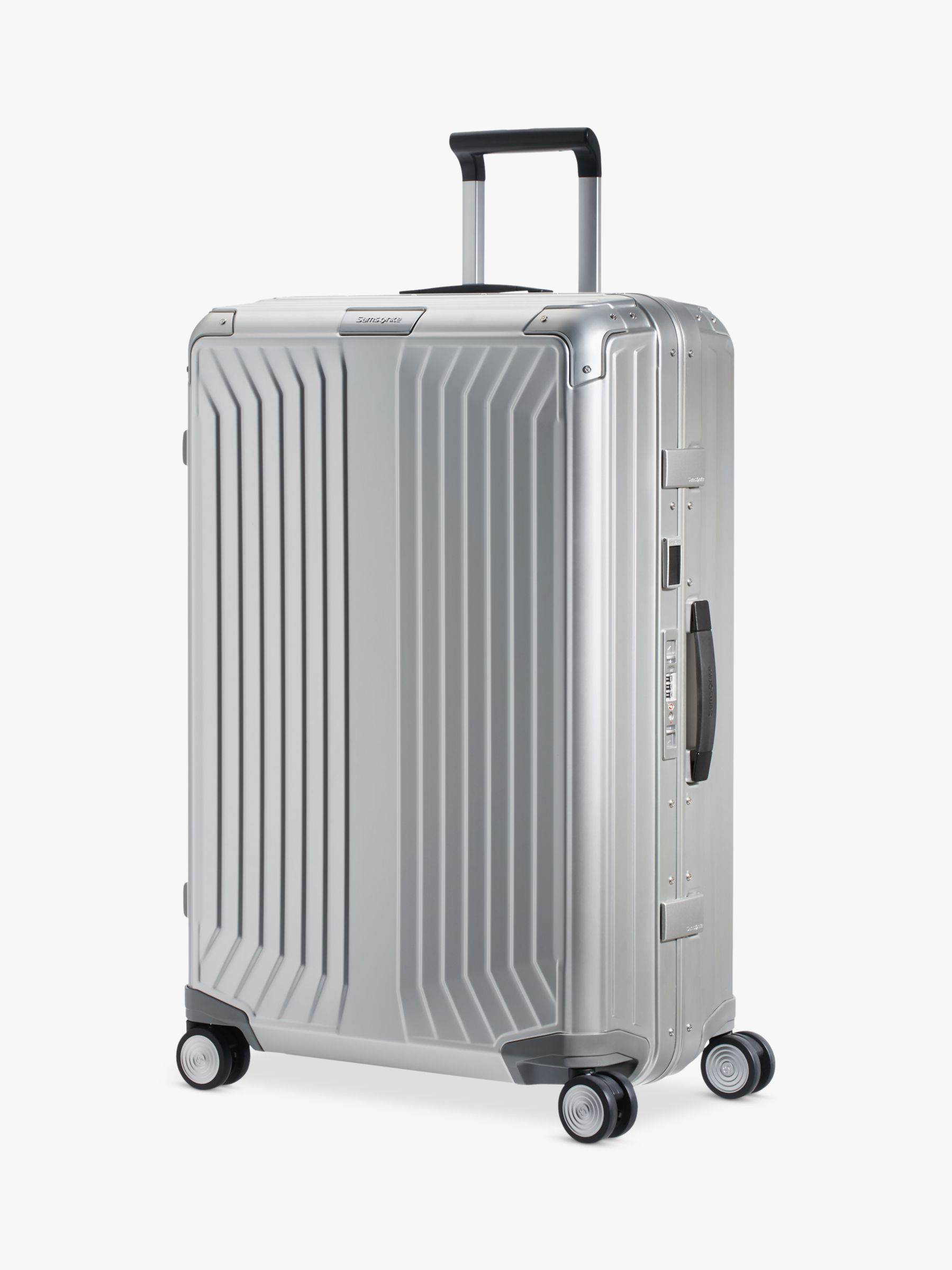 Samsonite Lite-Box 76cm 4-Spinner Wheel Aluminium Suitcase at John Lewis & Partners