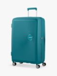 American Tourister Soundbox 4-Spinner Wheel 77cm Large Suitcase, Jade Green