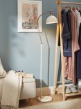 John Lewis Baldwin Floor Lamp, Matt Parchment