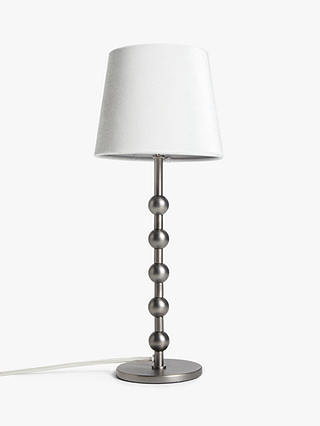 Bobble Table Lamps Set, Pewter Table Lamps Uk