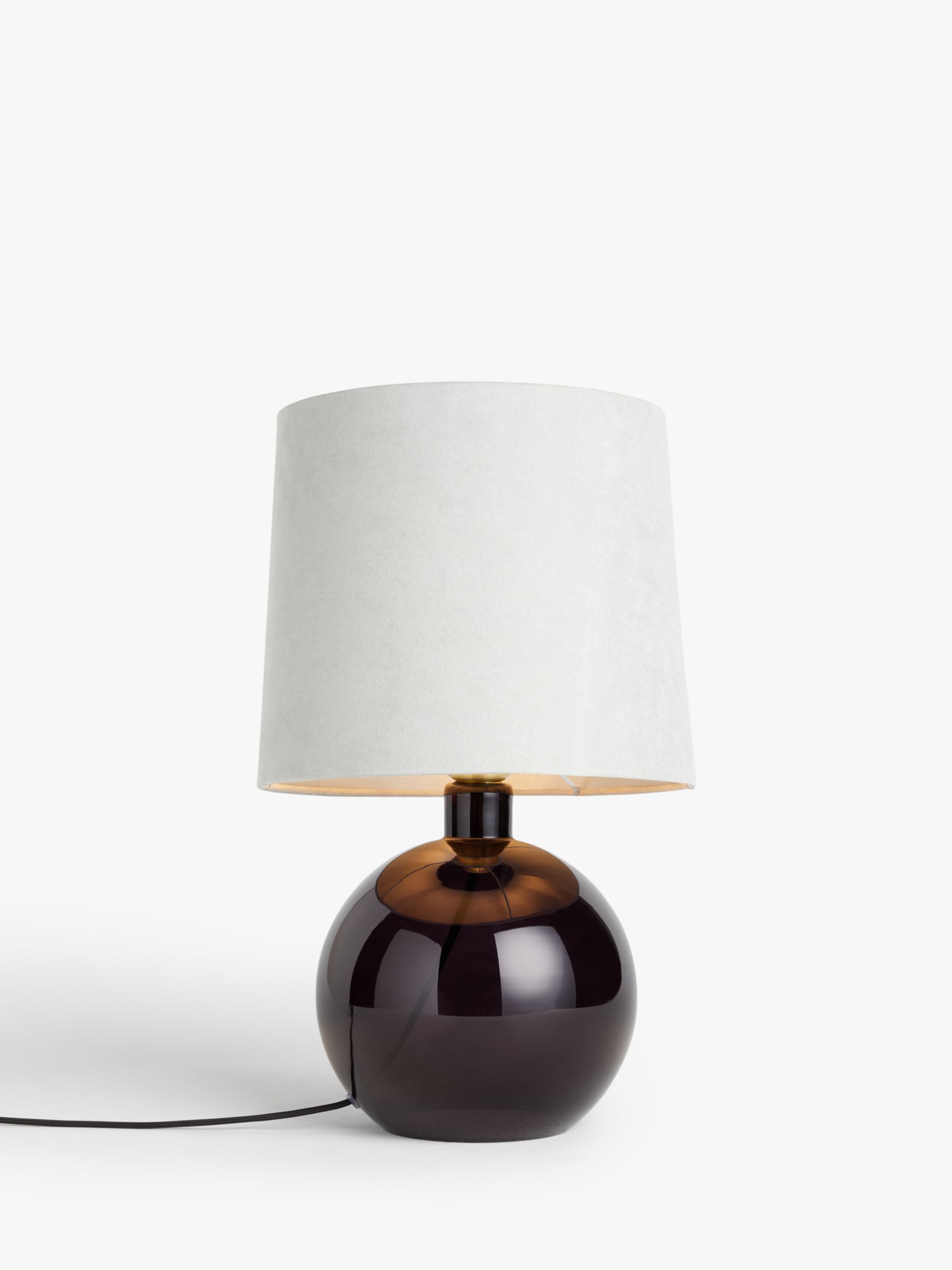 Eclipse Glass Table Lamp Black, John Lewis Glass Table Lamp Shades