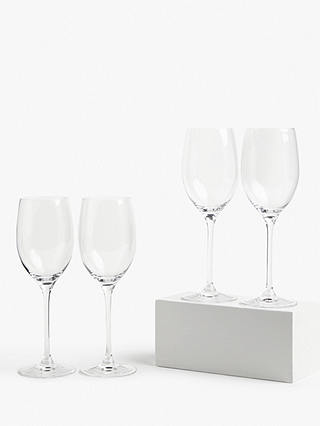 John Lewis & Partners Vino White Wine Glasses, Set of 4, 350ml