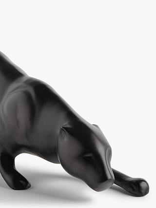 John Lewis & Partners Panther Sculpture, Black, L69cm