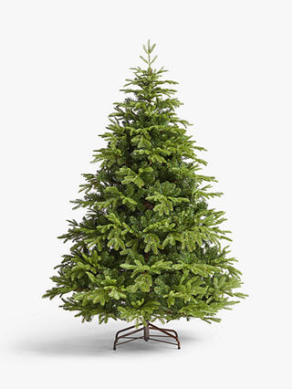 John Lewis & Partners St. Petersburg Unlit Christmas Tree, Green, 7ft