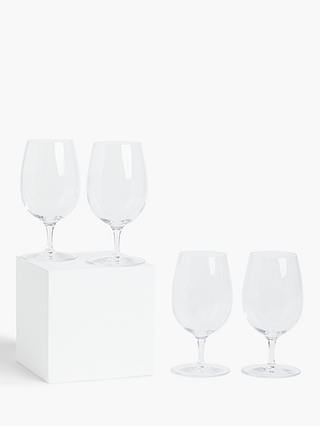 John Lewis Connoisseur Water Glasses, Set of 4, 420ml, Clear