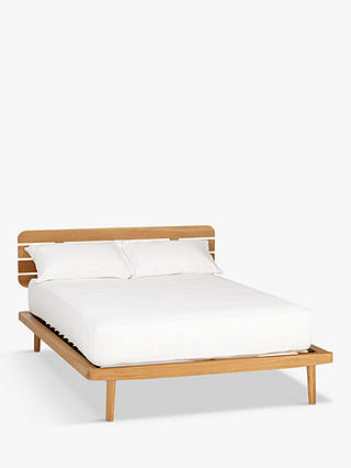 Bow Slatted Headboard Bed Frame, King Size Slatted Bed Bases Only