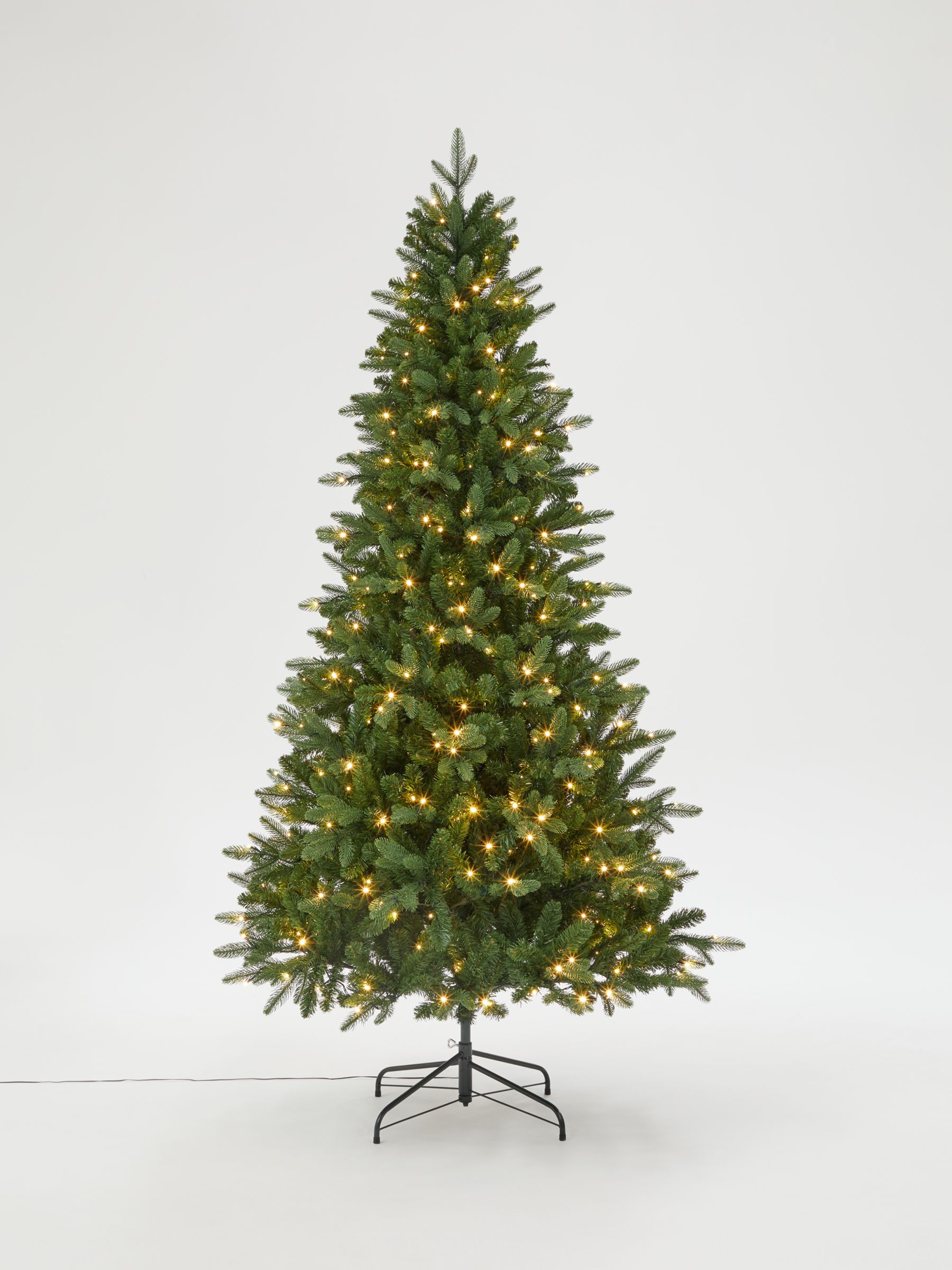 John Lewis & Partners Newington Pre-lit Christmas Tree, 7ft