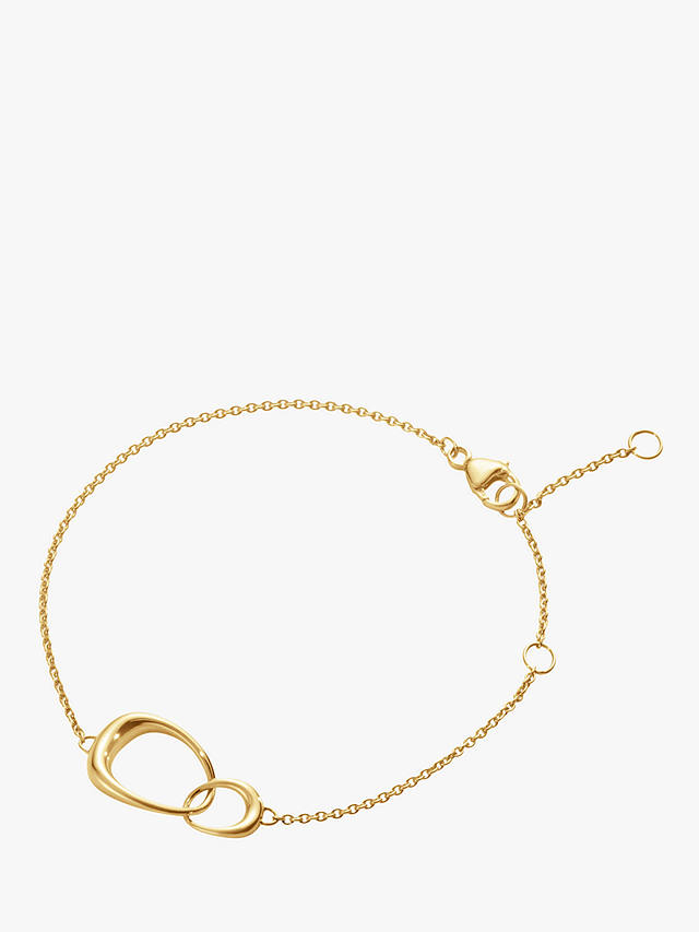 Georg Jensen 18ct Gold Offspring Chain Bracelet, Gold