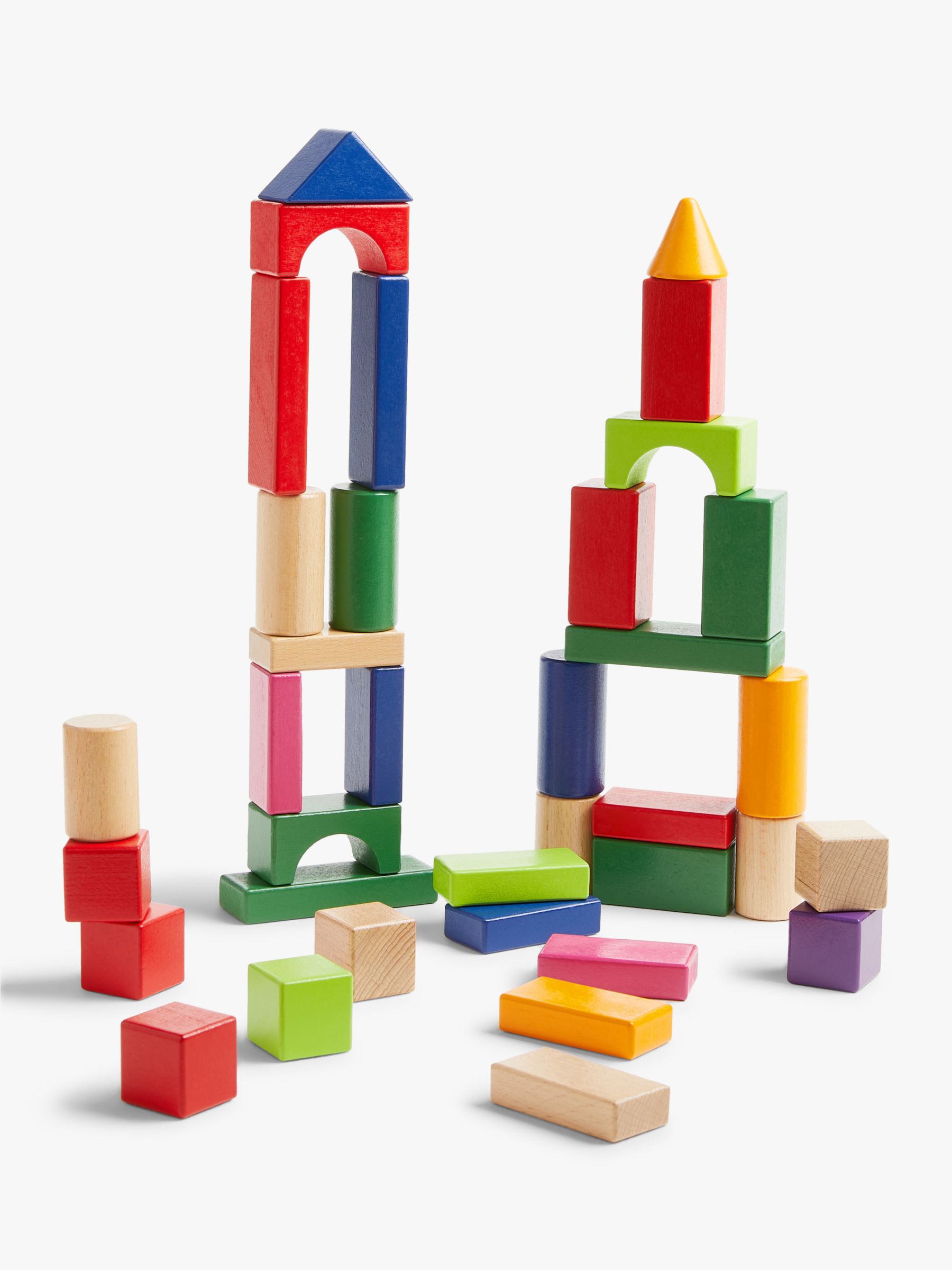 personalised wooden building blocks