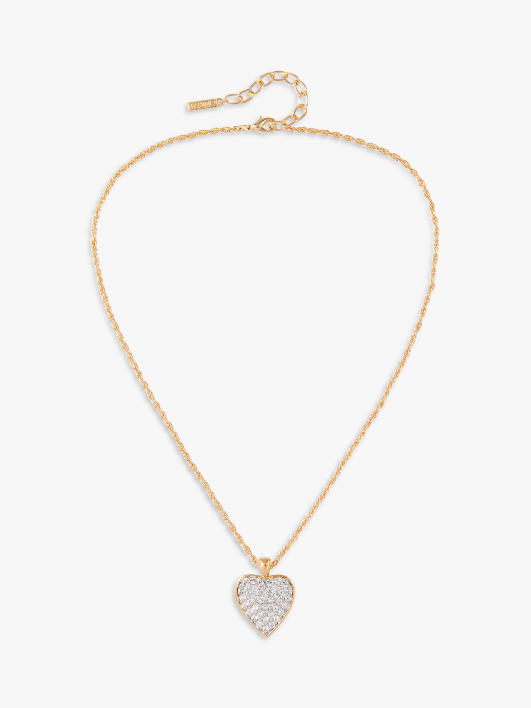 Susan Caplan Vintage D'Orlan 22ct Gold Plated Swarovski Crystal Heart ...