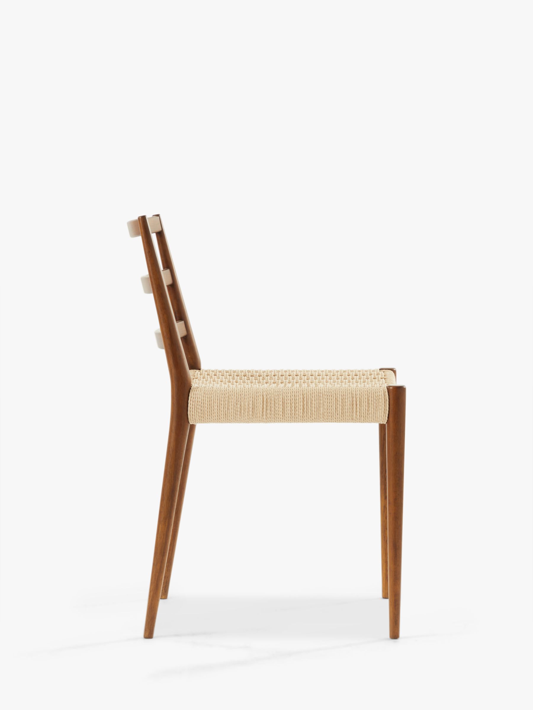 west elm Holland Dining Chair, Natural/Walnut