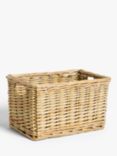 John Lewis Modern Country Wicker Storage Basket, Medium