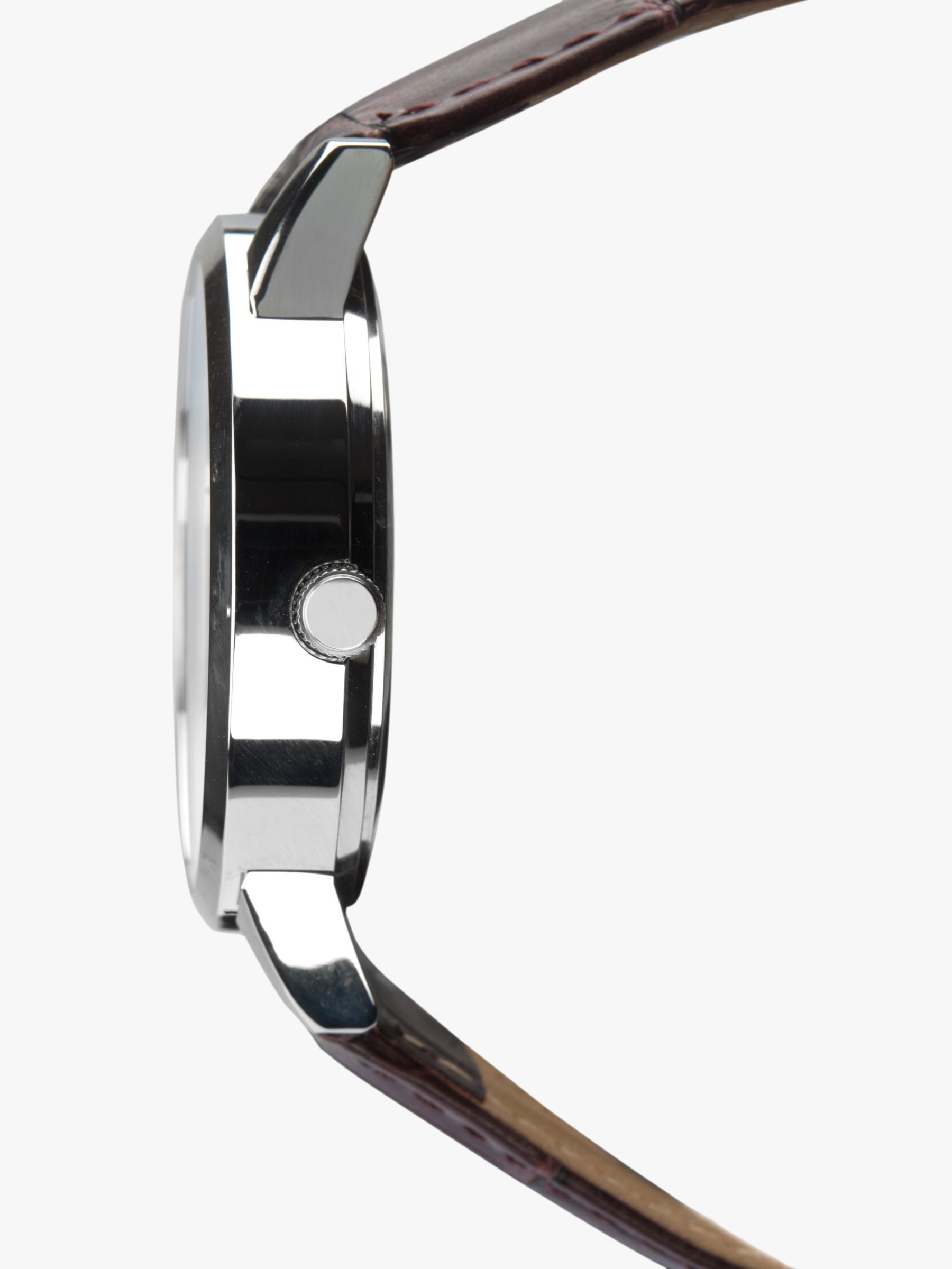 Buy Sekonda Men's Day Date Leather Strap Watch Online at johnlewis.com
