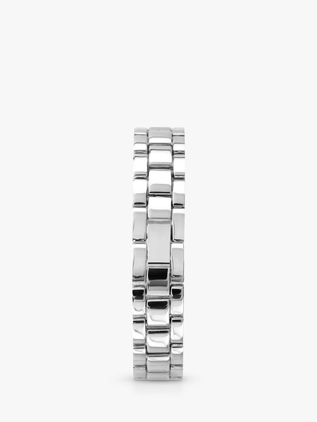 Sekonda 2841 Women's Crystal Bracelet Strap Watch, Silver/Mother of Pearl