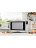 Panasonic NN-CD87KSBPQ 34L Slimline Combination Microwave Oven, Stainless Steel